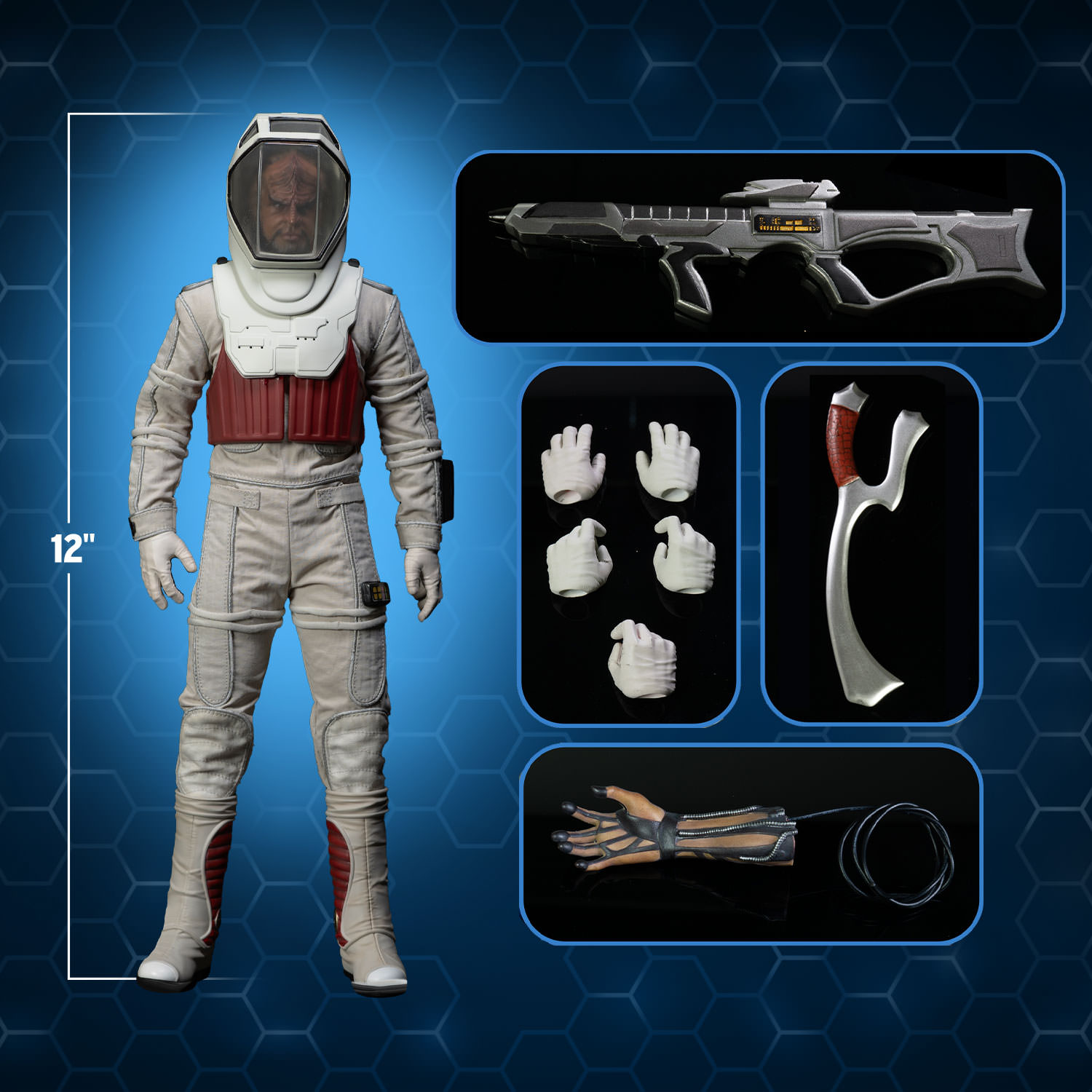 Lt. Commander Worf in EVA Suit