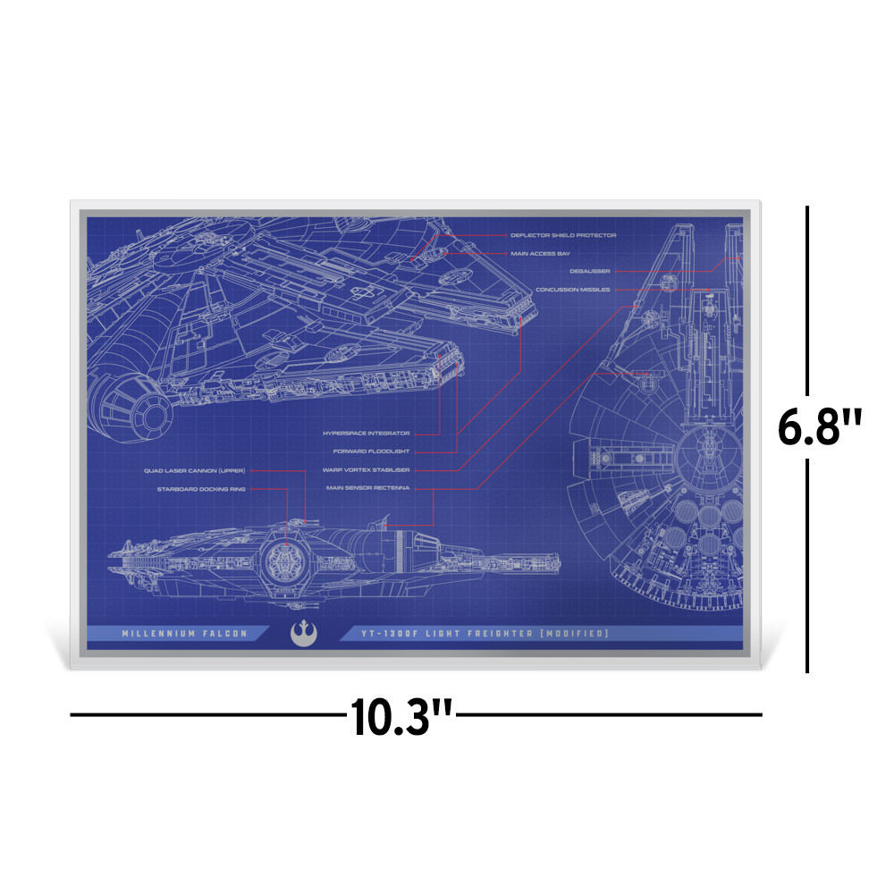 Millennium Falcon™ Blueprint Foil