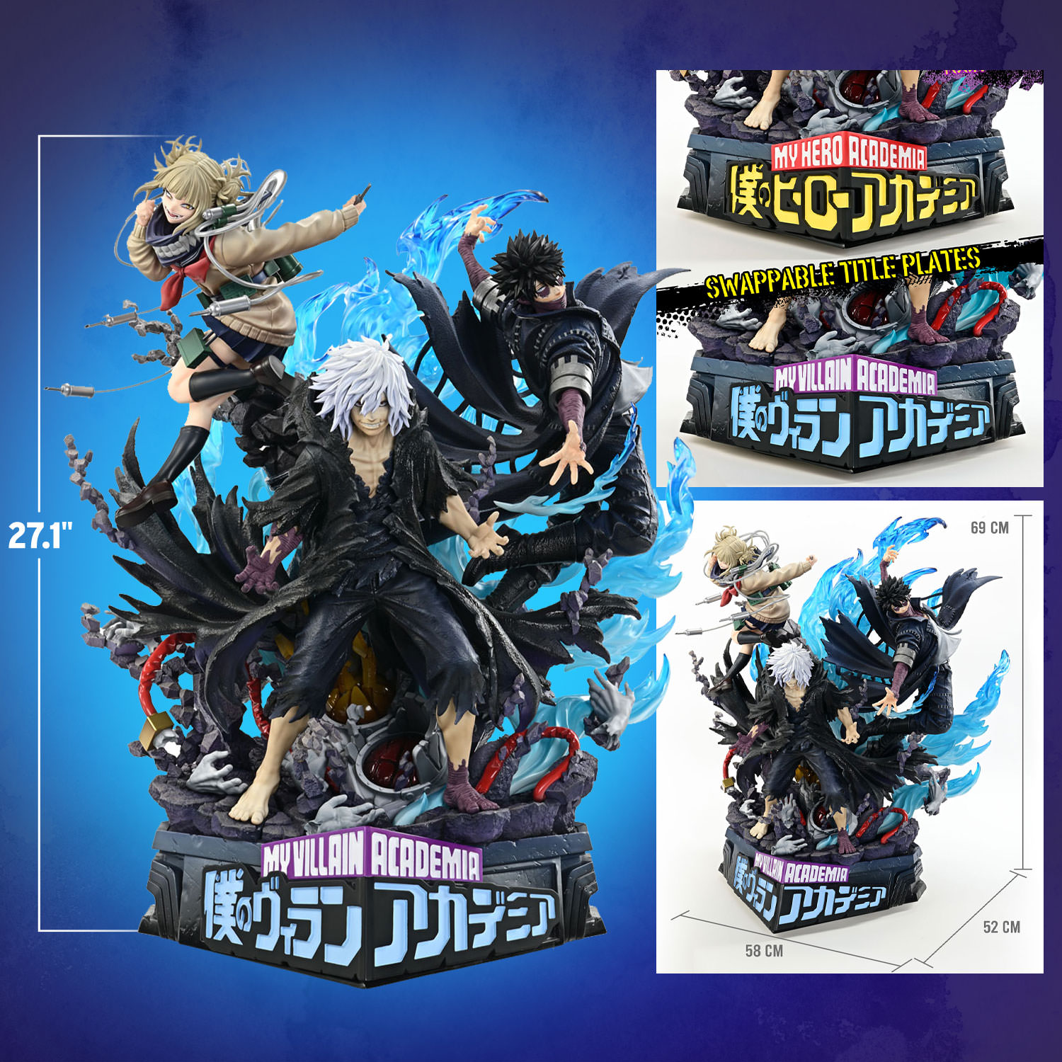 Tomura Shigaraki Dabi. and Himiko Toga