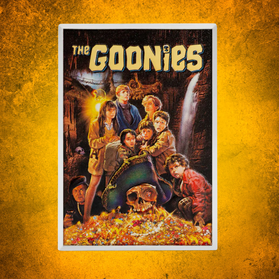 The Goonies 40th Anniversary Movie Poster Coin