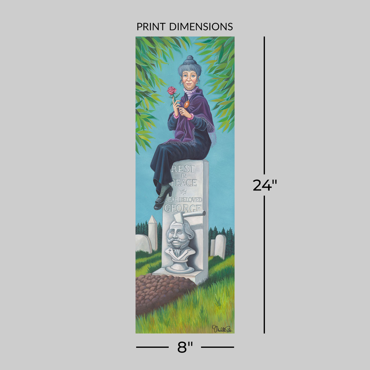 Stretching Portrait: The Black Widow