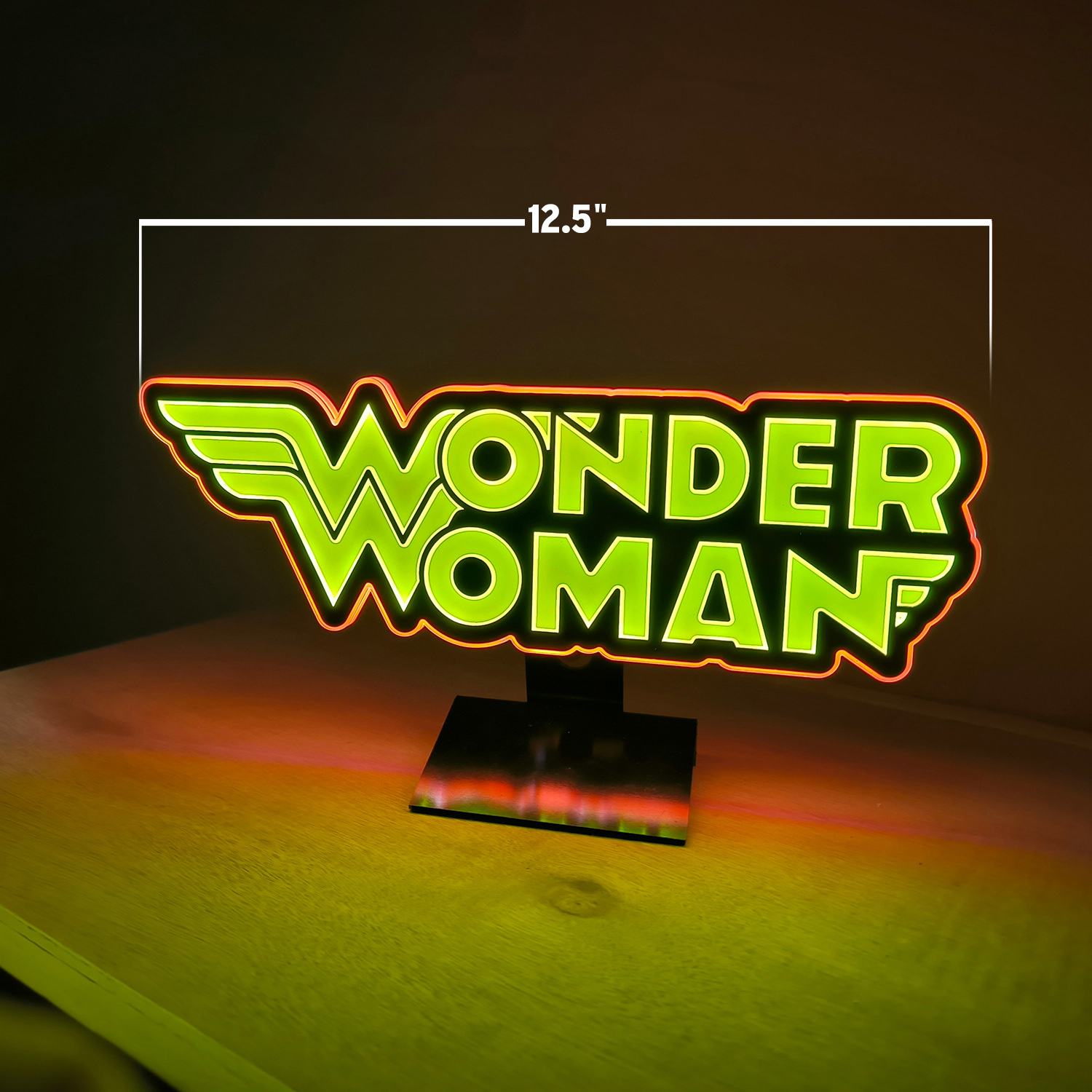 Vintage Wonder Woman LED Logo Light (Small)