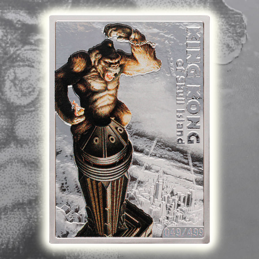 King Kong of Skull Island 1oz Silver Coin