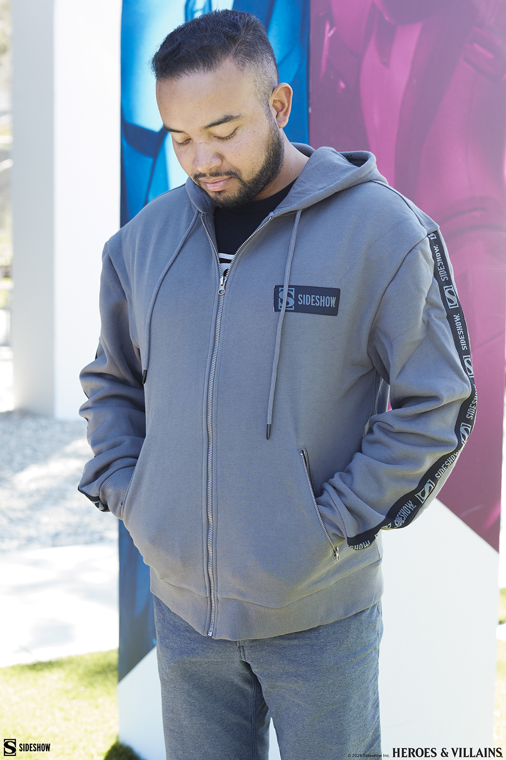 Sideshow x Heroes & Villains Grey Hoodie