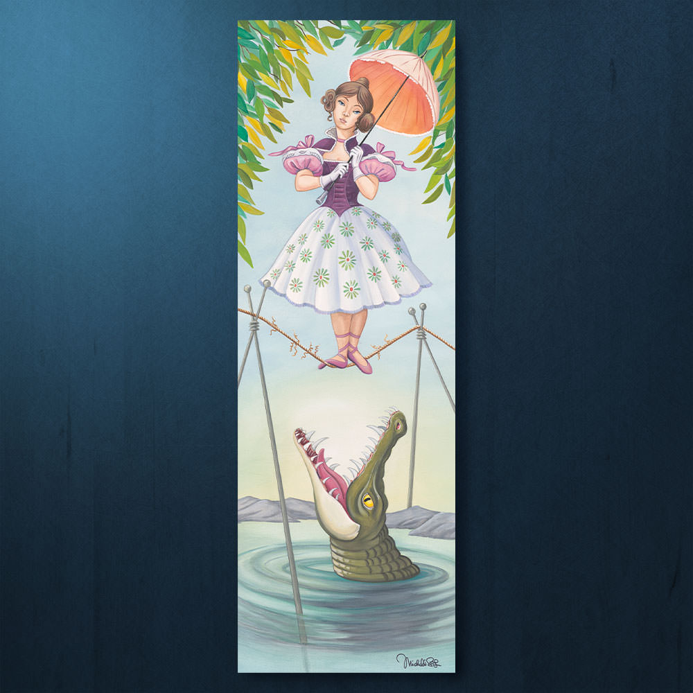 Stretching Portrait: The Tightrope Walker