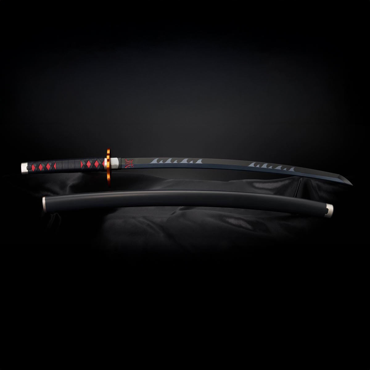 Nichirin Sword (Tanjiro Kamado) Kyojuro Rengoku’s Sword (Guard Version) Prop Replica