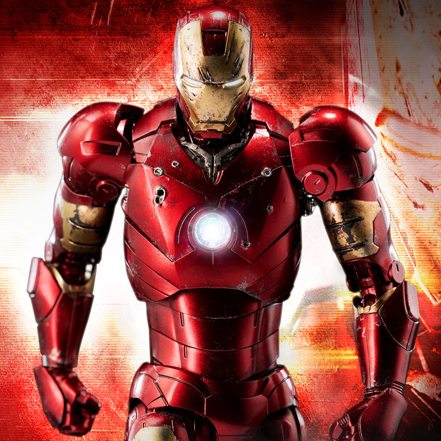 DLX Iron Man Mark 3 (Battle Damaged)