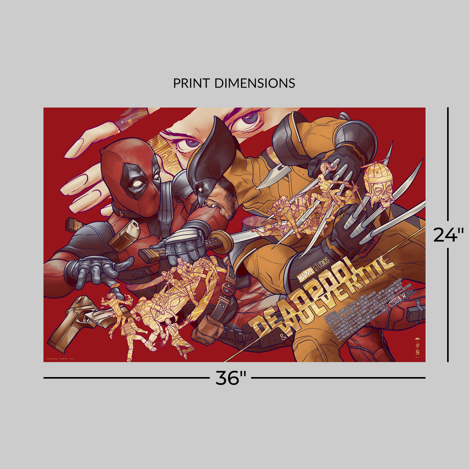 Deadpool & Wolverine: LFG (Golden Desert Eagle)