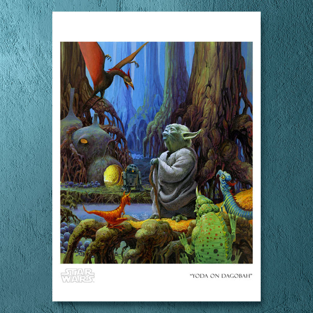 Yoda on Dagobah