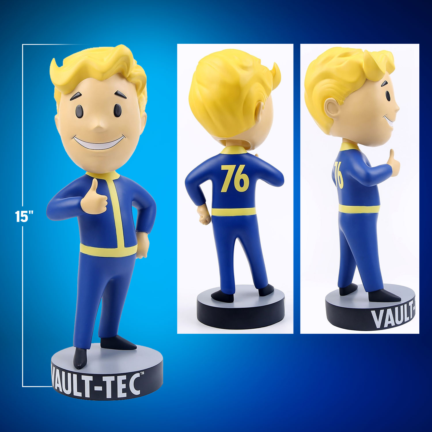Vault Boy 76 (Charisma) Mega Bobblehead