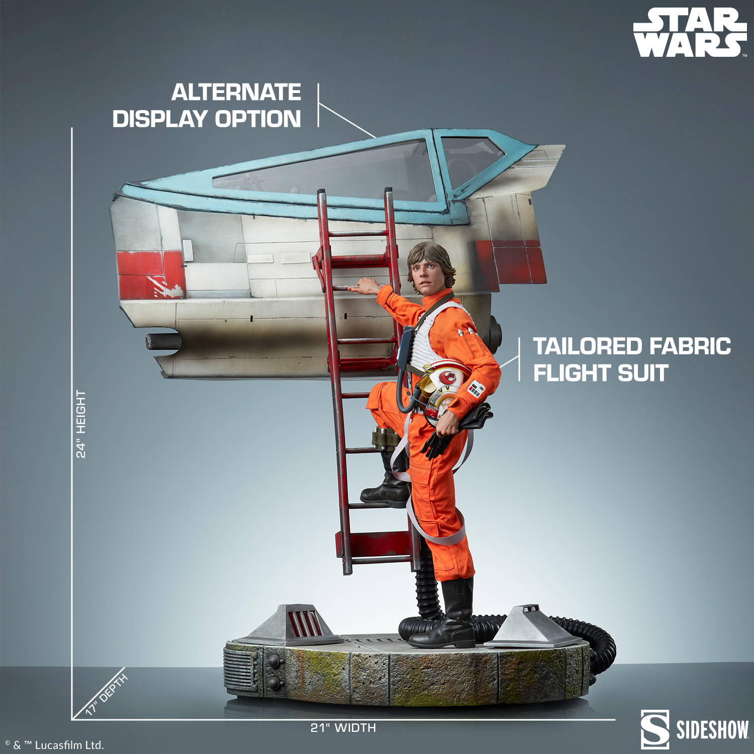 Luke Skywalker™ & X-Wing: Red Five. Standing By