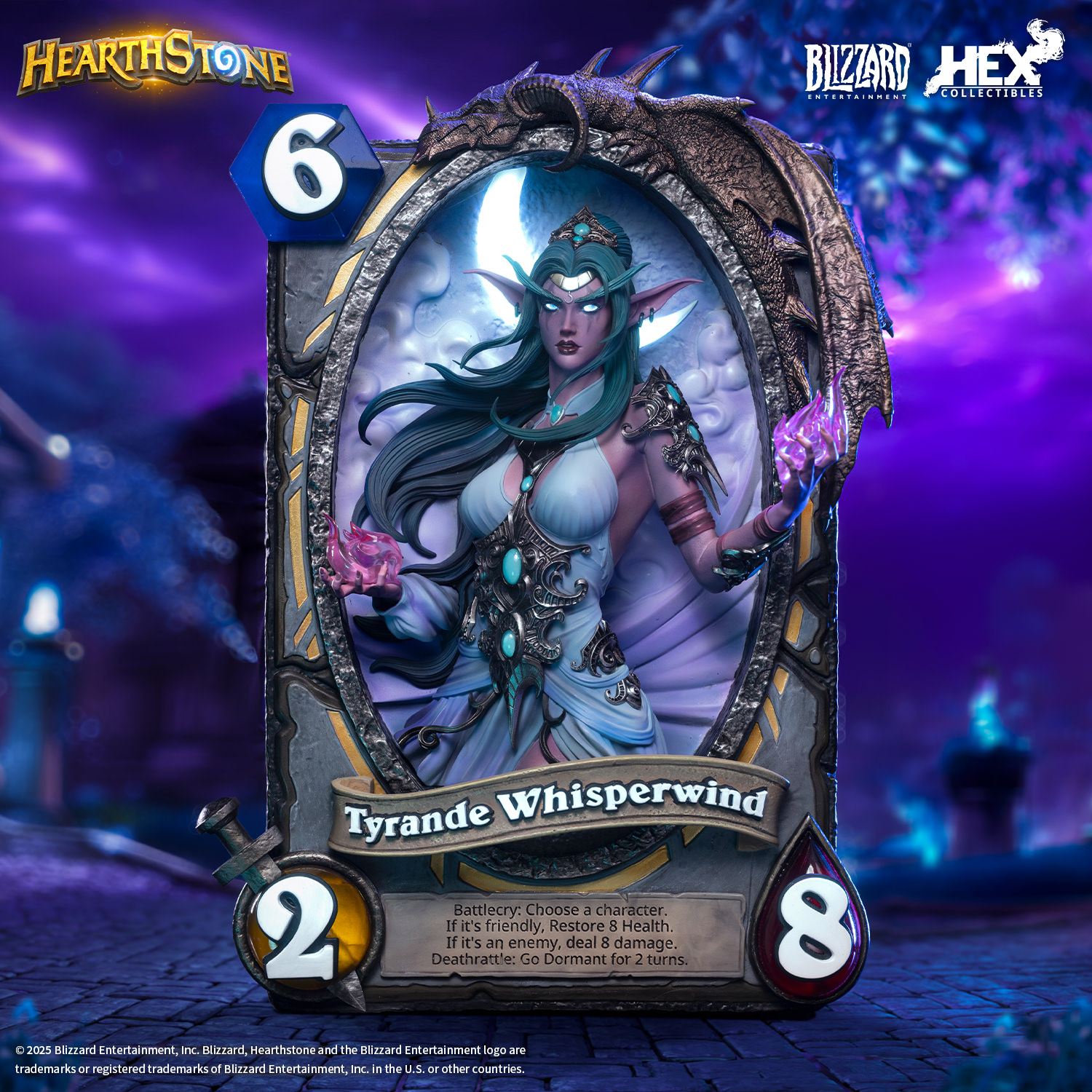Tyrande Whisperwind 3D Art Frame