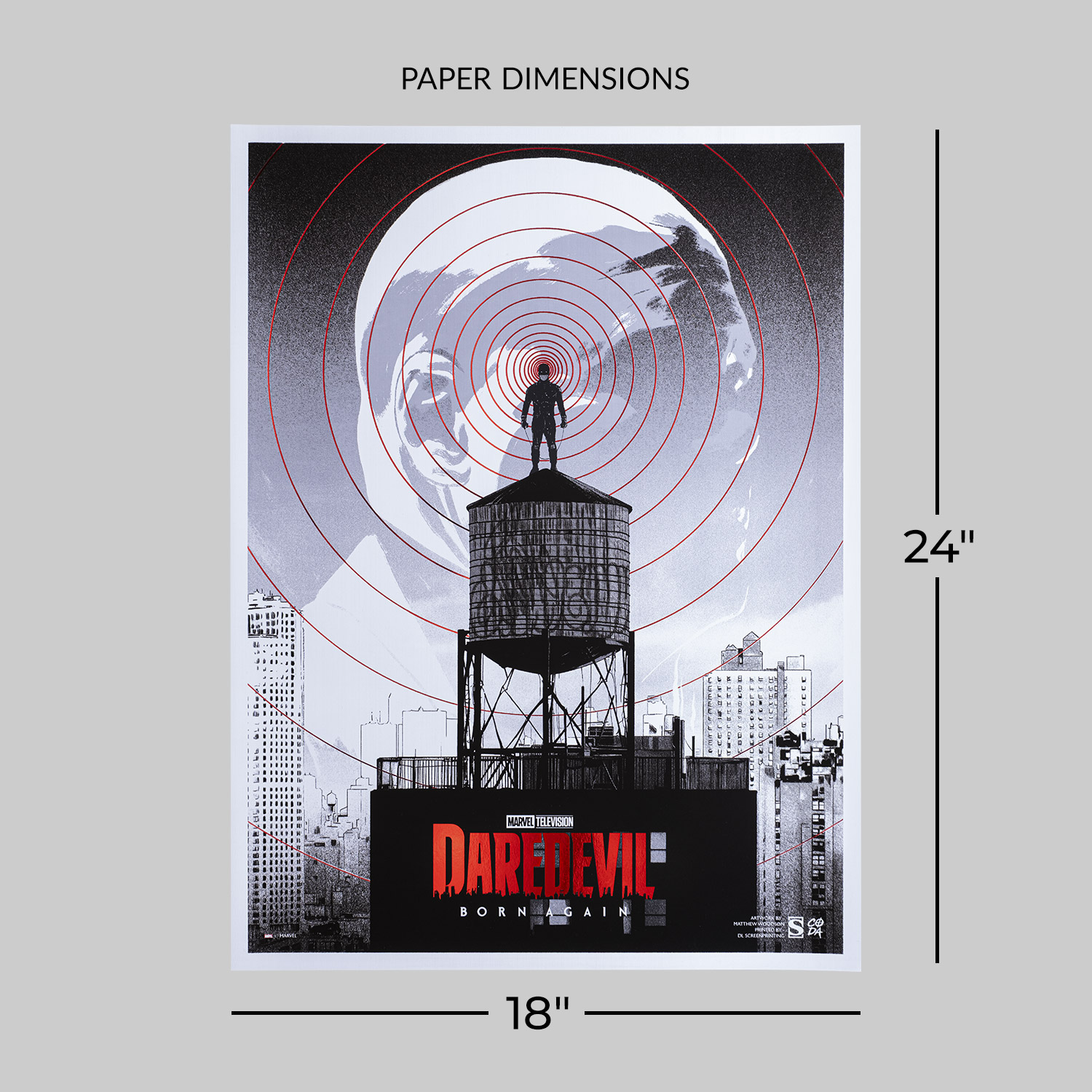 Daredevil: Born Again Screenprint