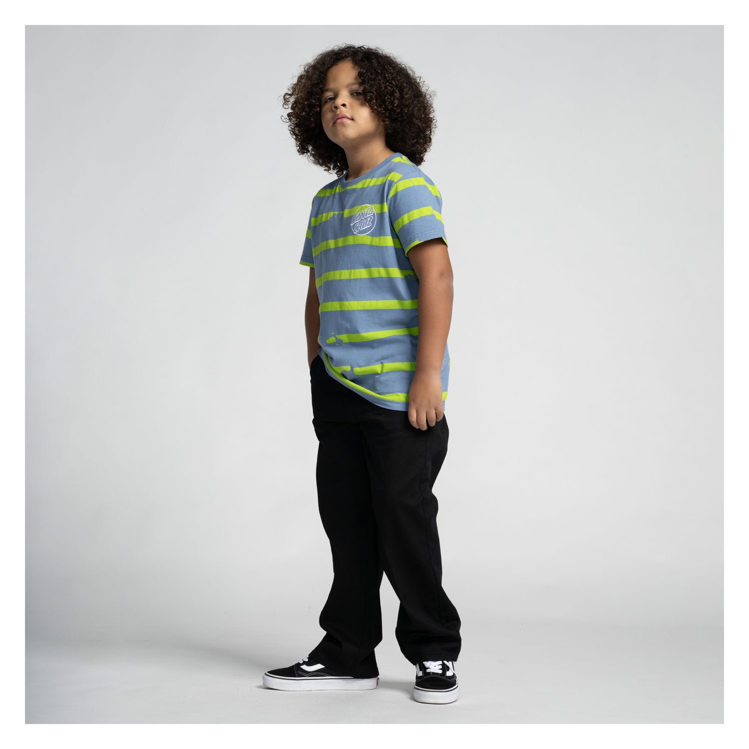 Youth Shark Bite Stripe T-Shirt