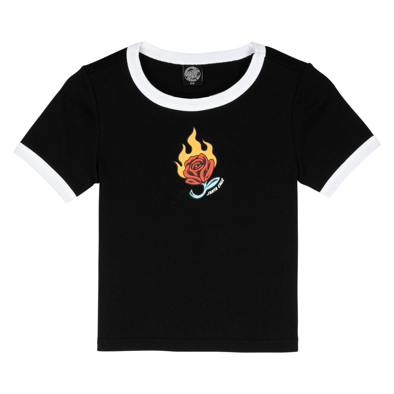 Lucky Rose Ringer T-Shirt
