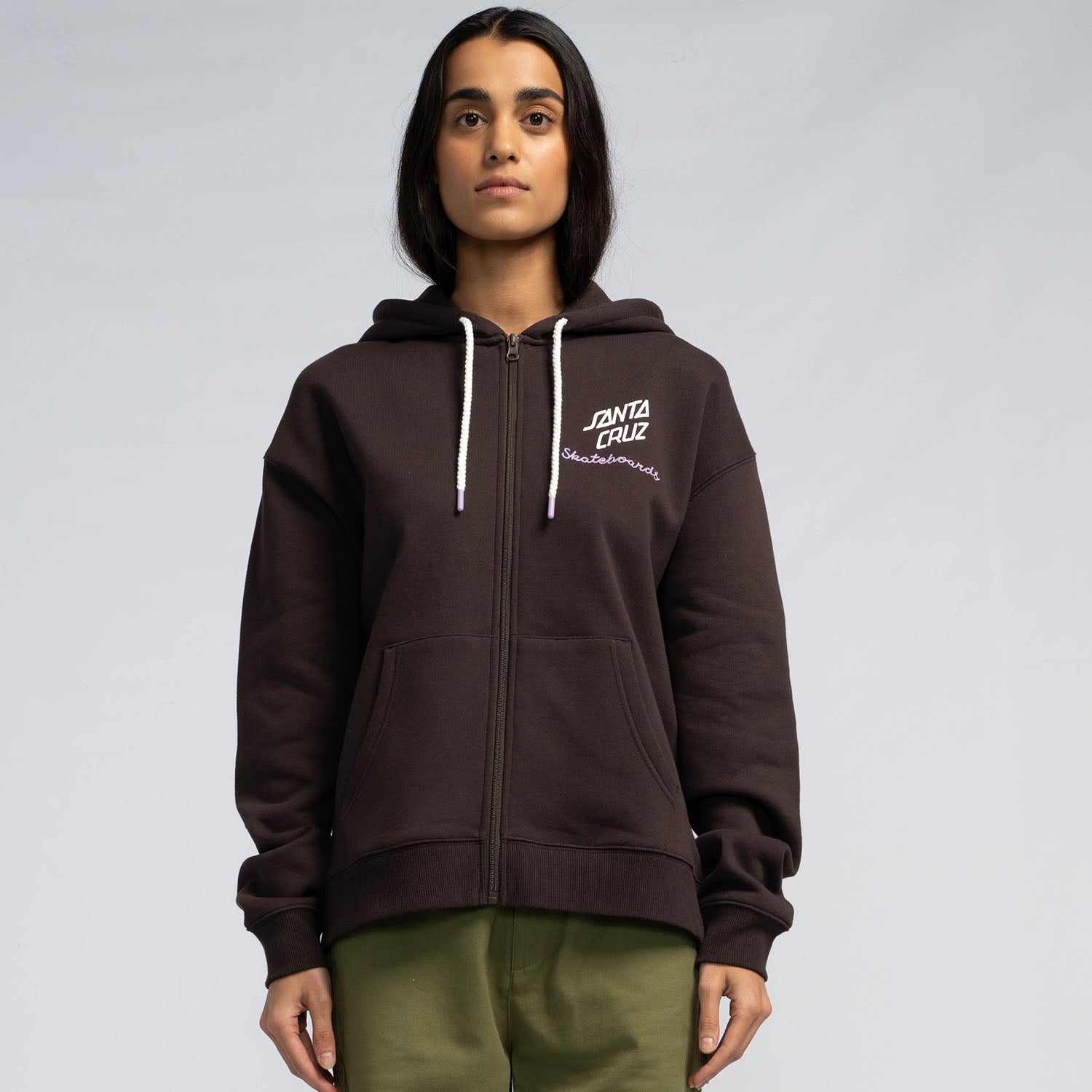 Singular Script Front Zip Hood