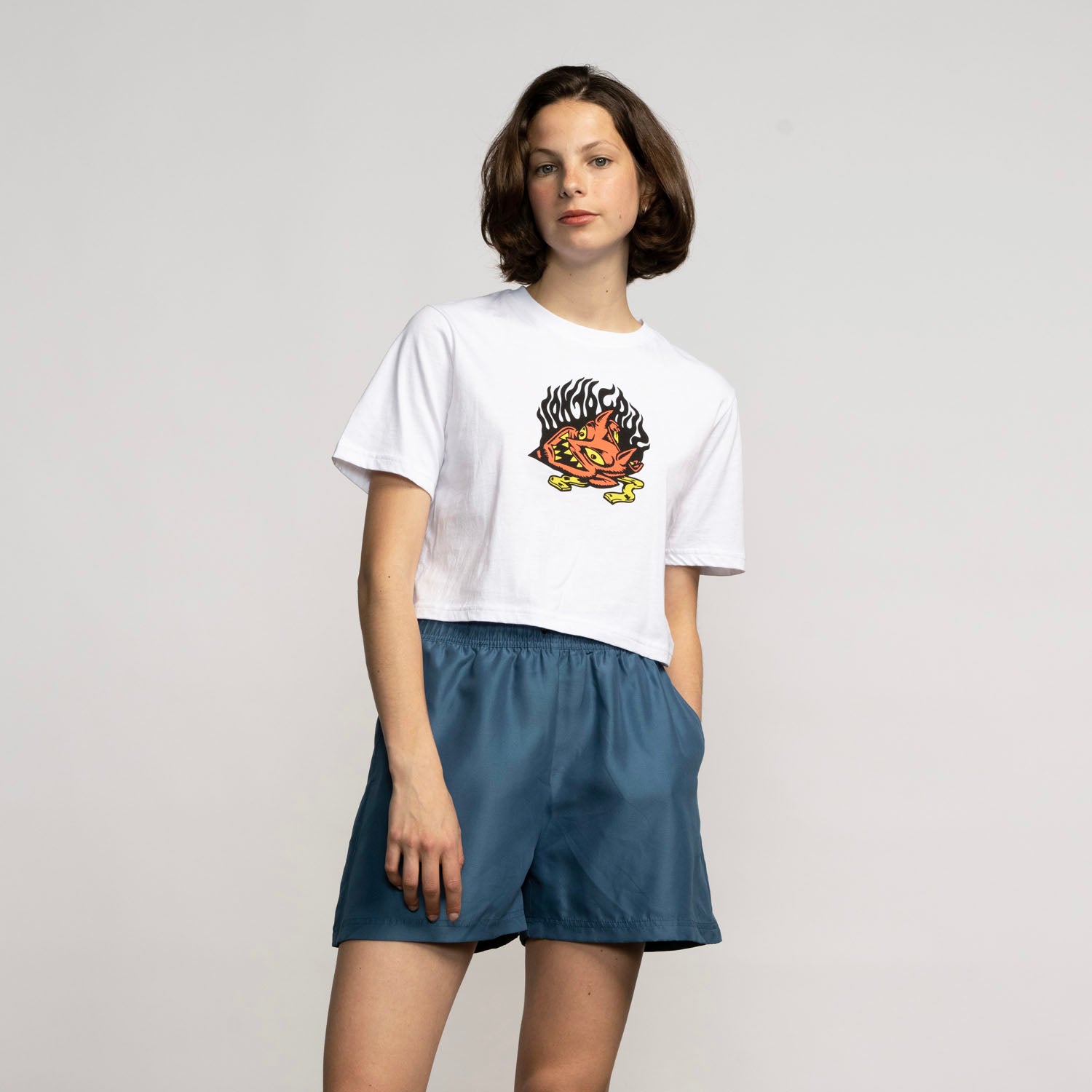 Delfino Devil Mask Front T-Shirt