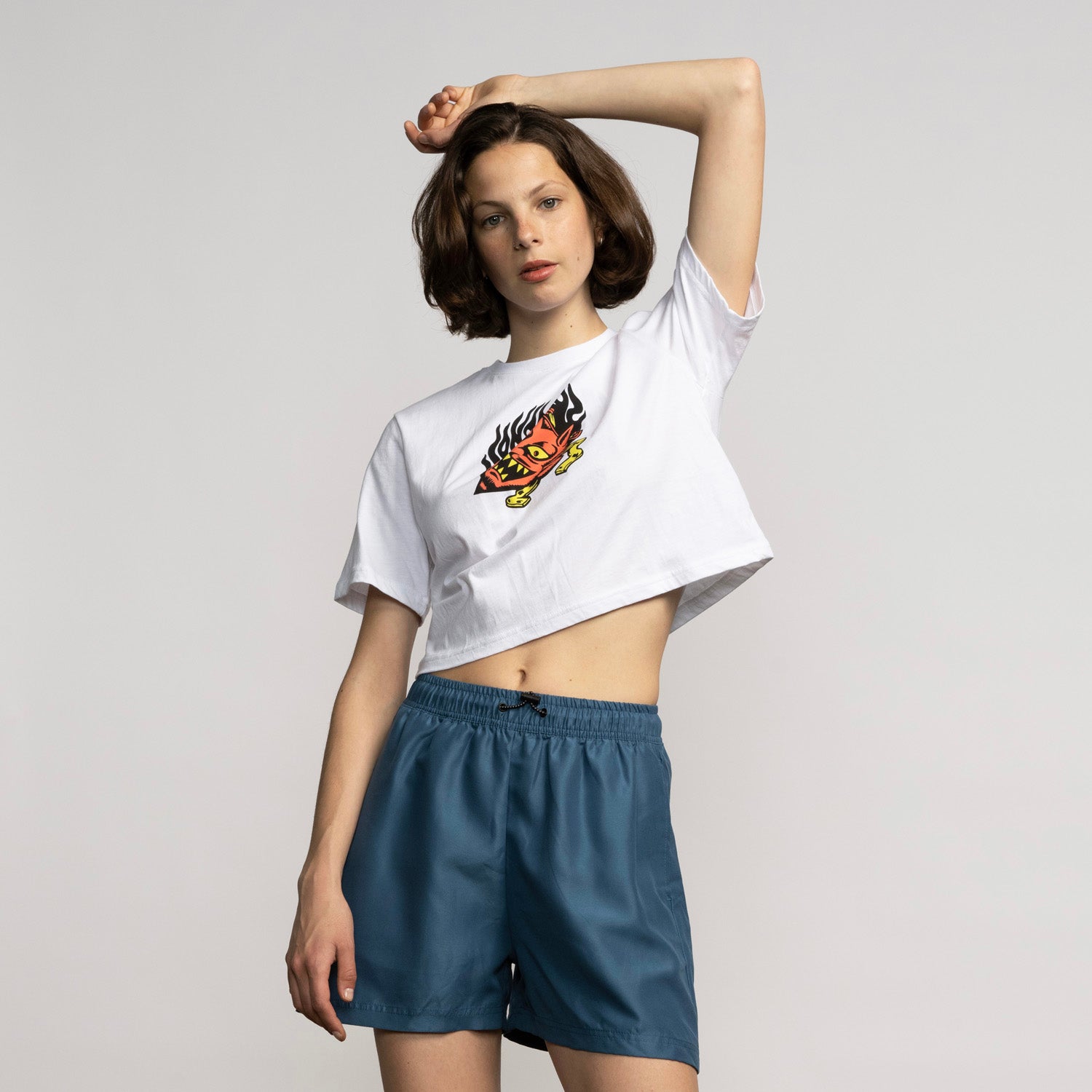 Delfino Devil Mask Front T-Shirt