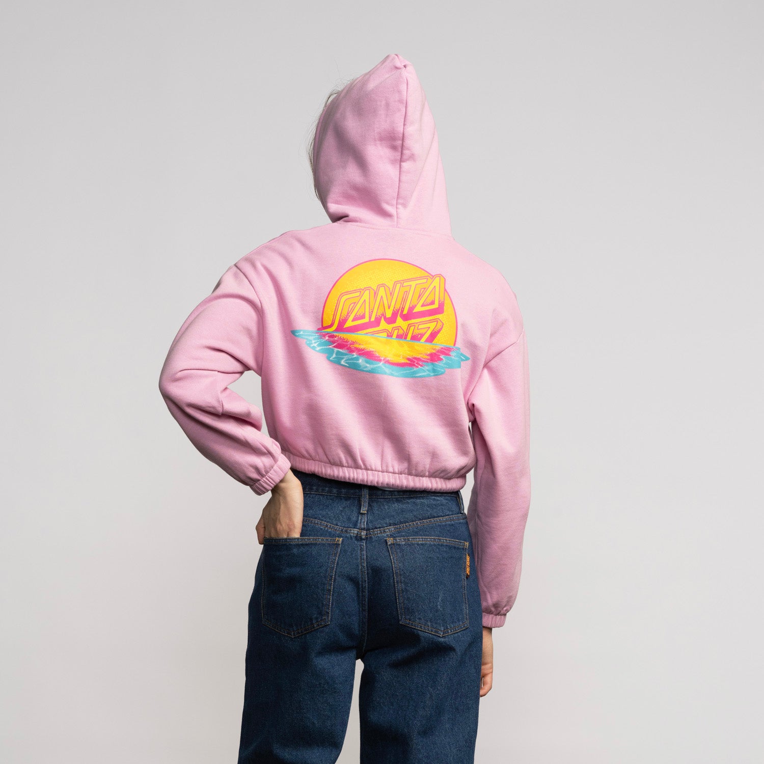 Sunrise Dot Zip Hood