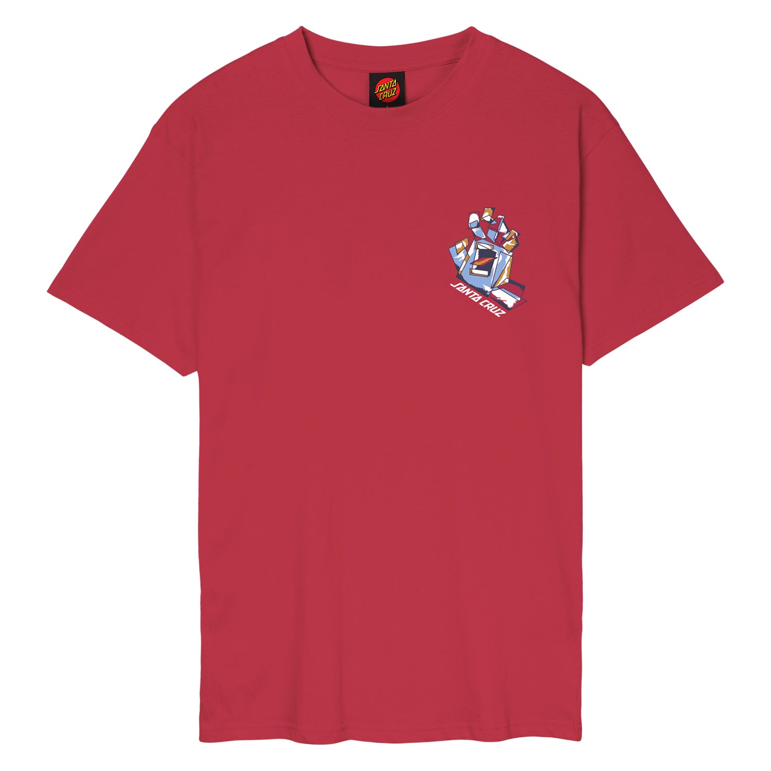 Screaming Scratched Hand Strip T-Shirt