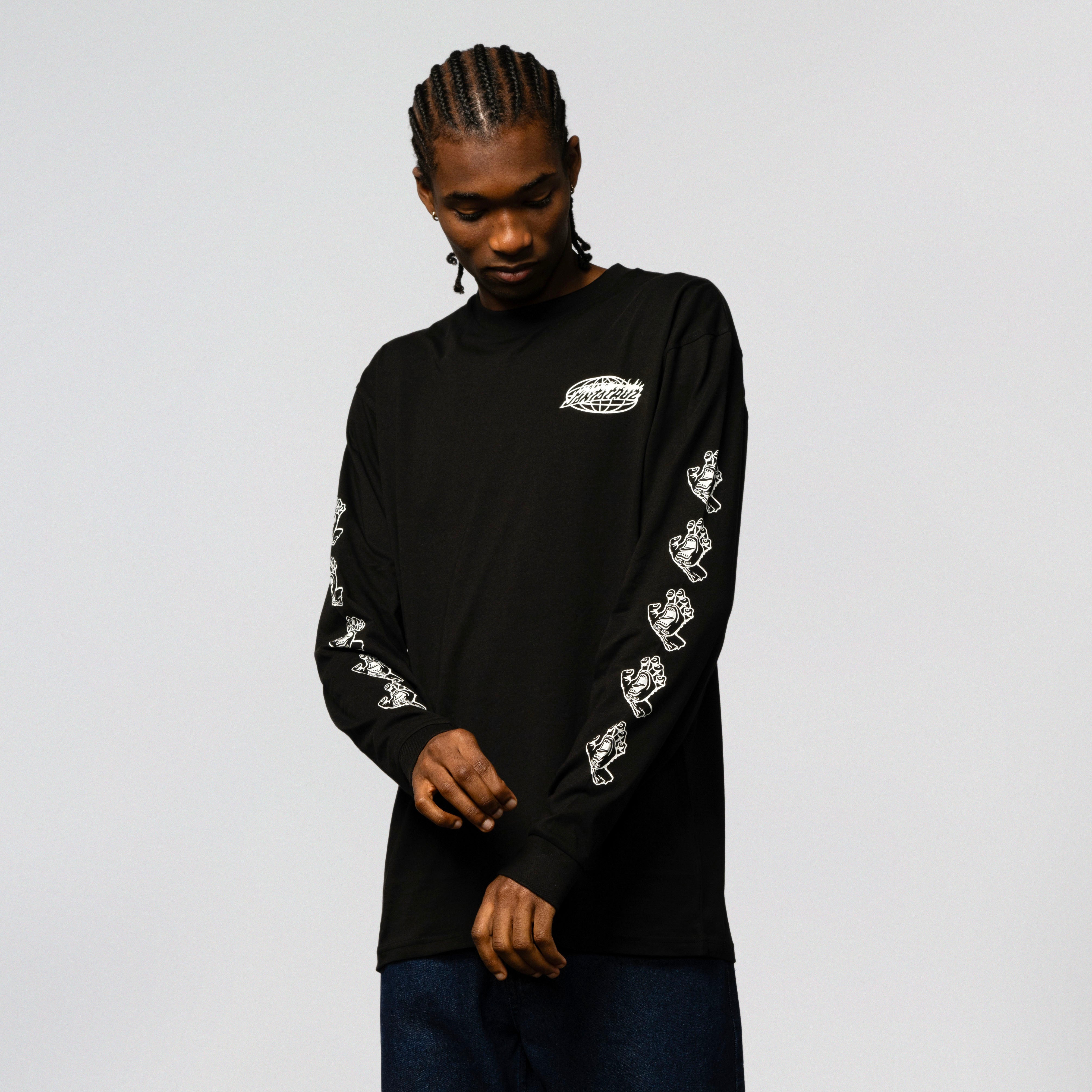 Global Flame Dot Mono L/S T-Shirt