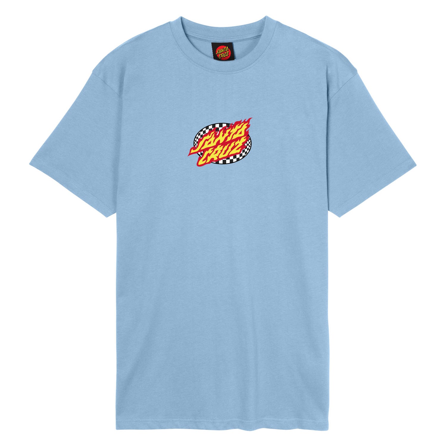 Oval Check Flame Front T-Shirt