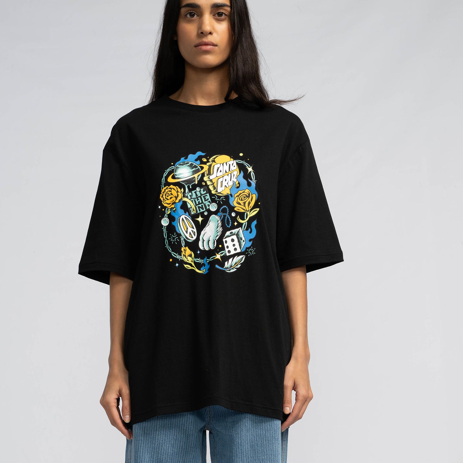 Lucky Day Front Oversized T-Shirt