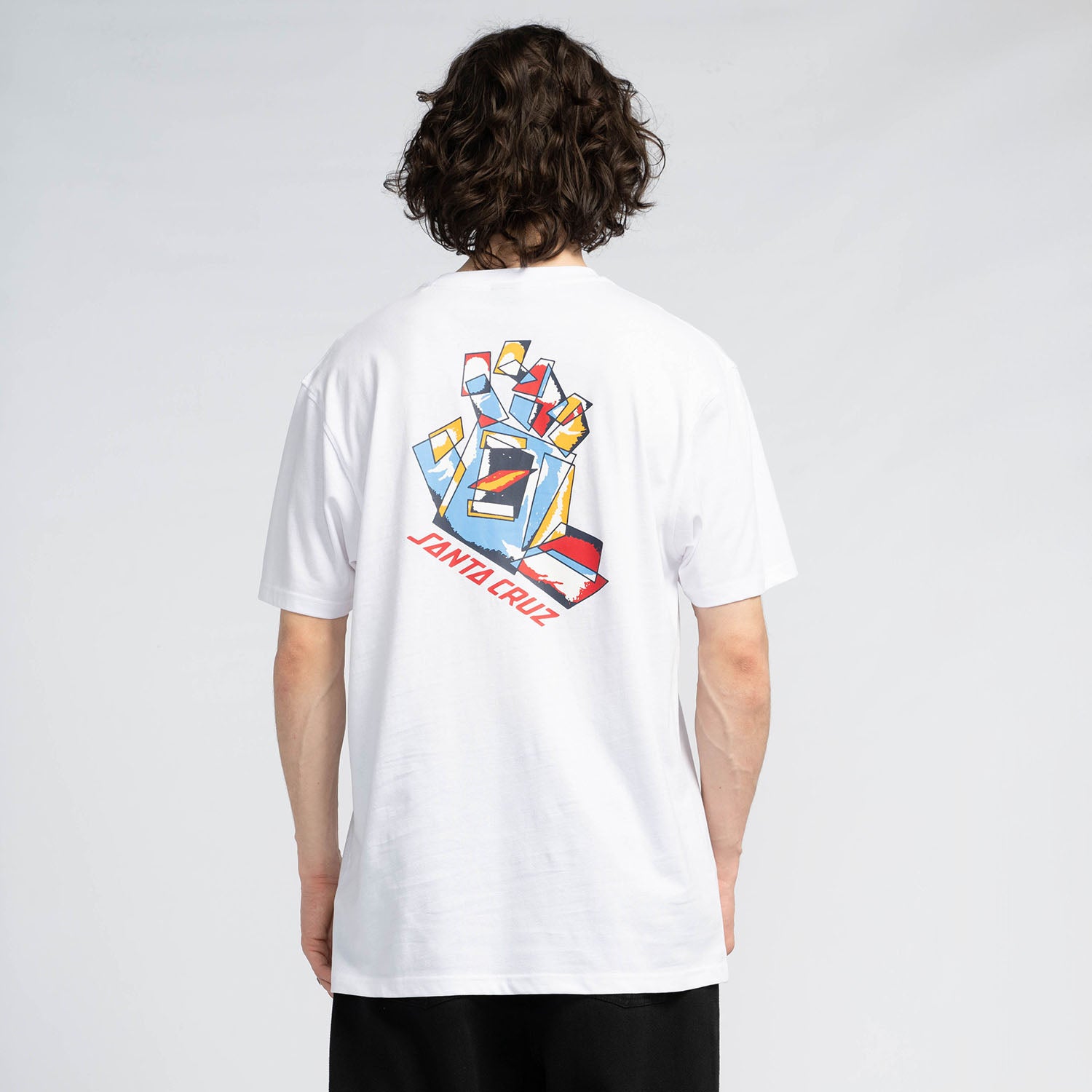 Screaming Scratched Hand Strip T-Shirt