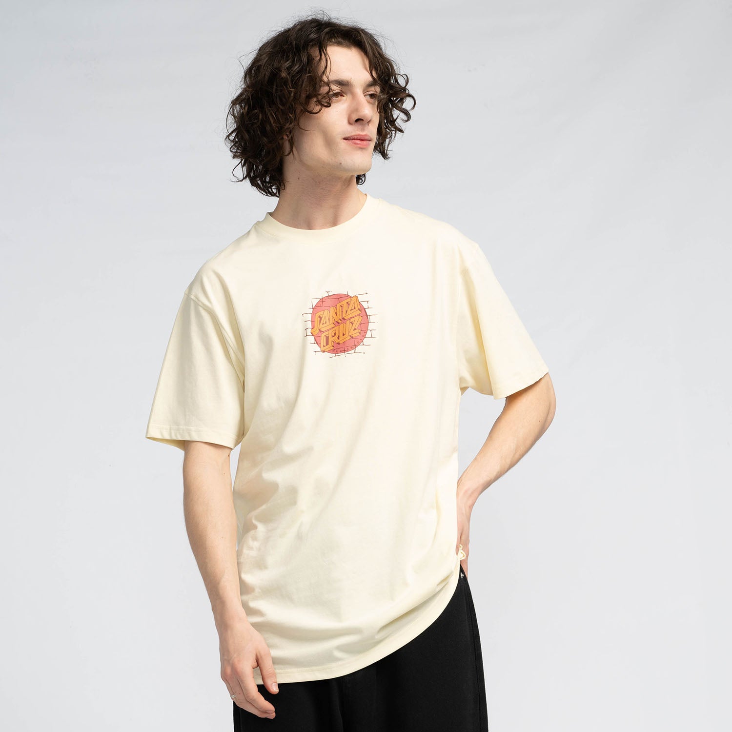 Scrawl Brick Dot Front T-Shirt