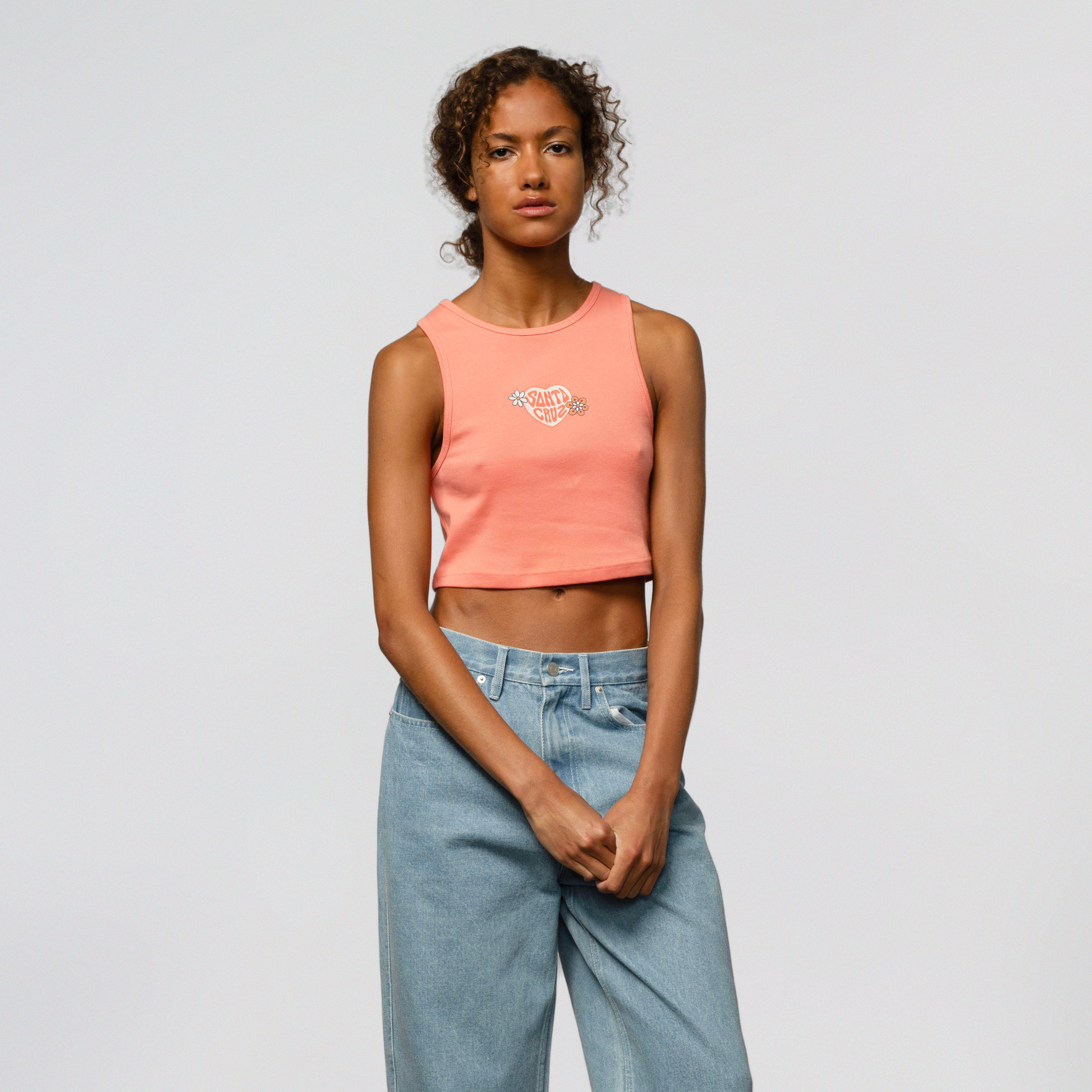 Balloon Heart Front Tank Top