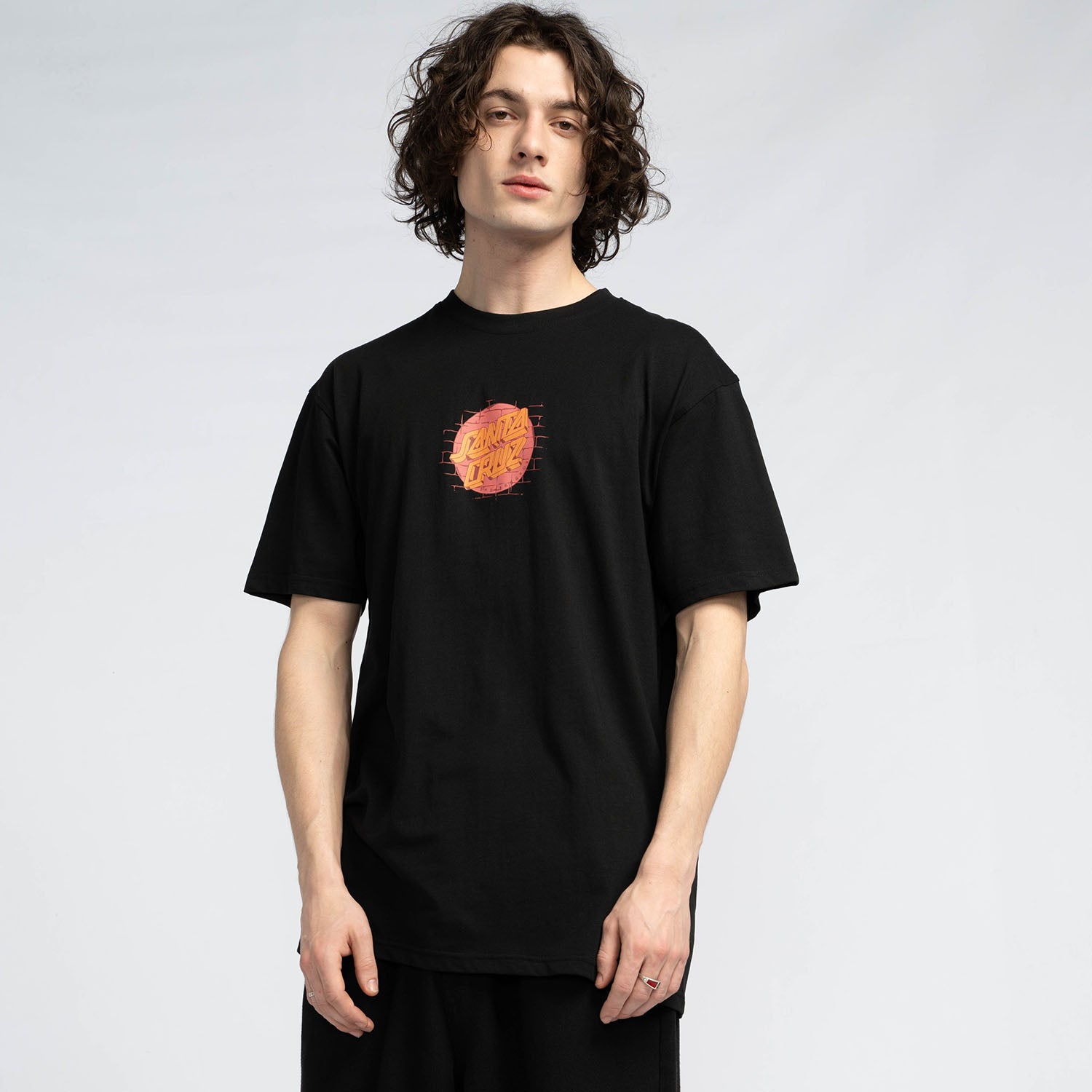 Scrawl Brick Dot Front T-Shirt