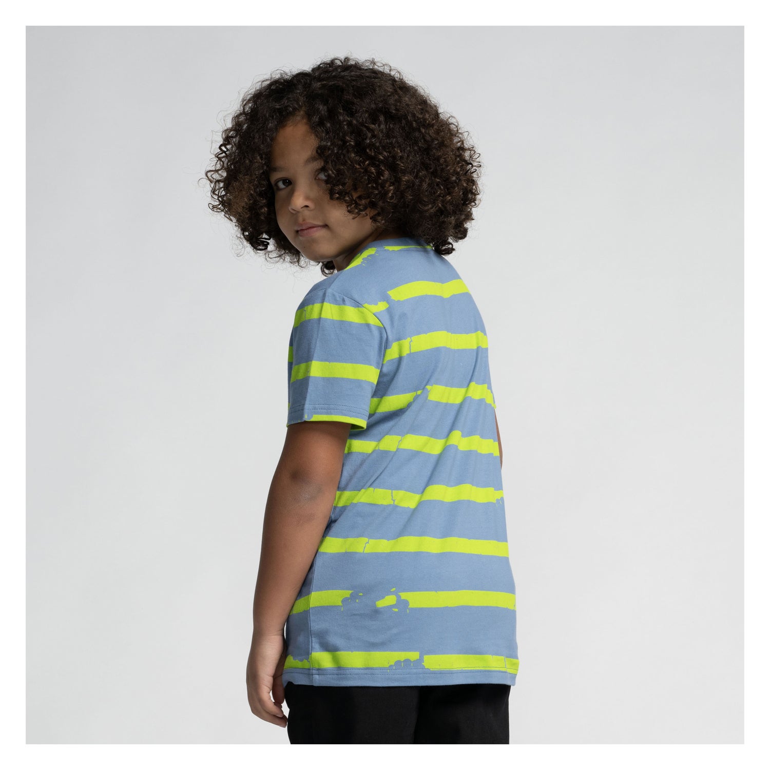 Youth Shark Bite Stripe T-Shirt