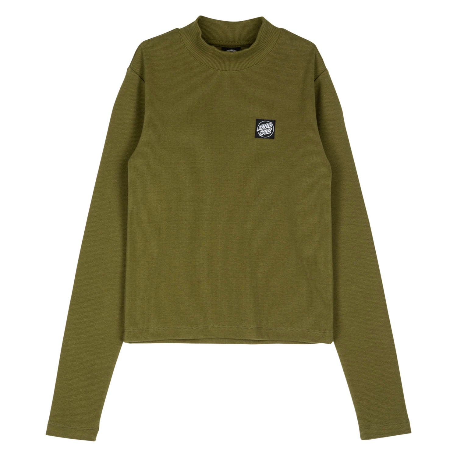 Opus Dot Mock Neck L/S Top