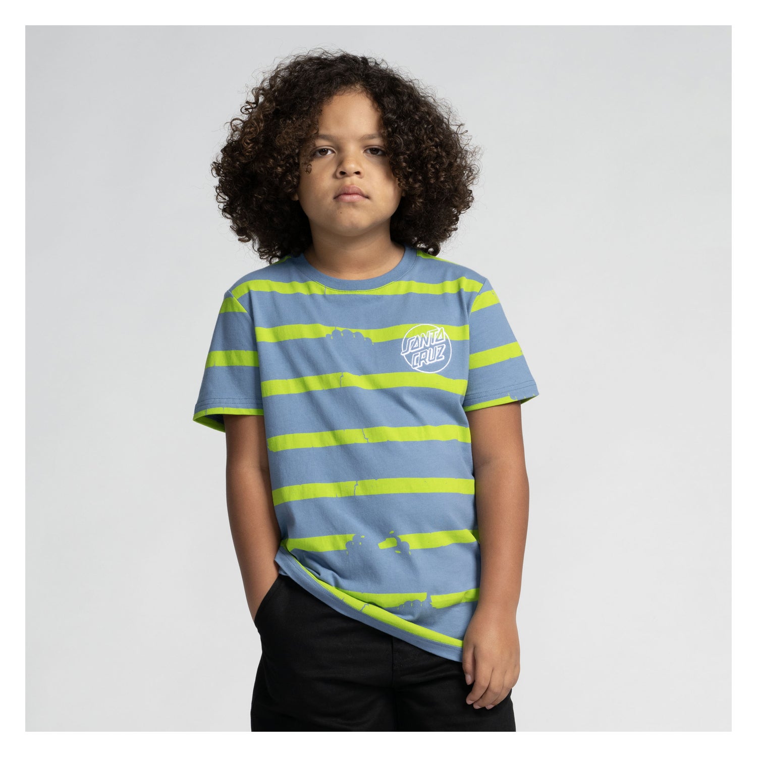 Youth Shark Bite Stripe T-Shirt