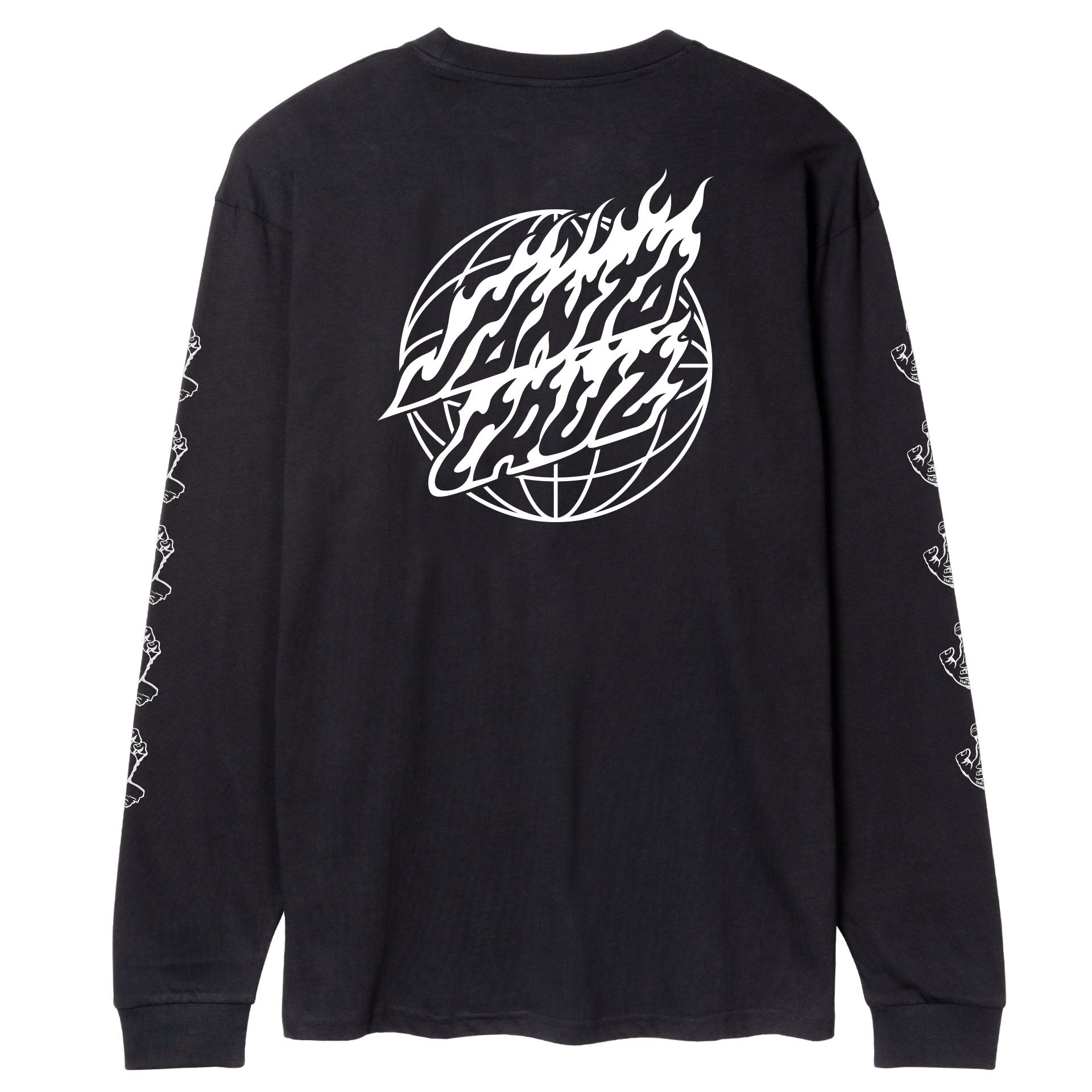 Global Flame Dot Mono L/S T-Shirt
