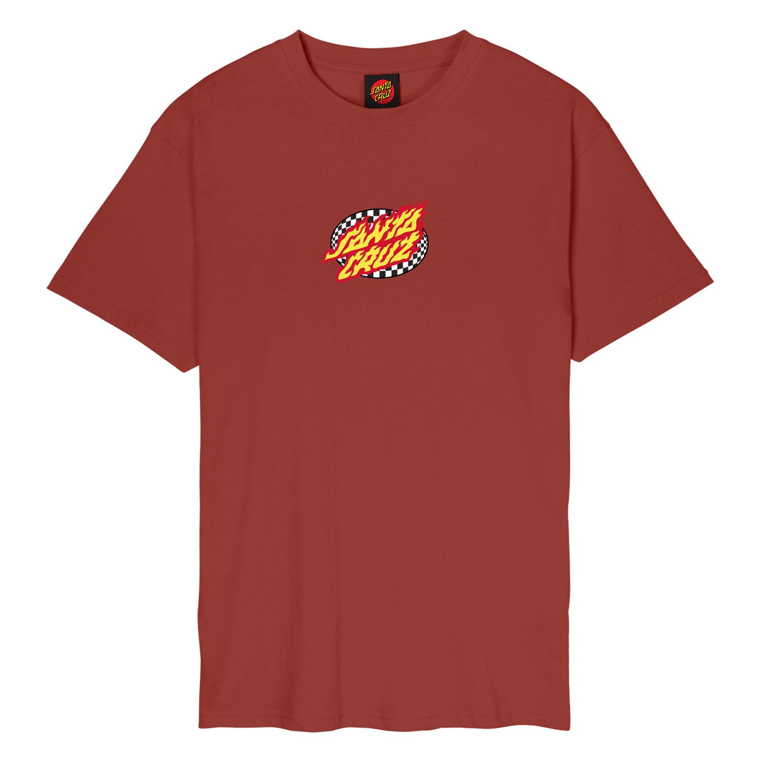 Oval Check Flame Front T-Shirt