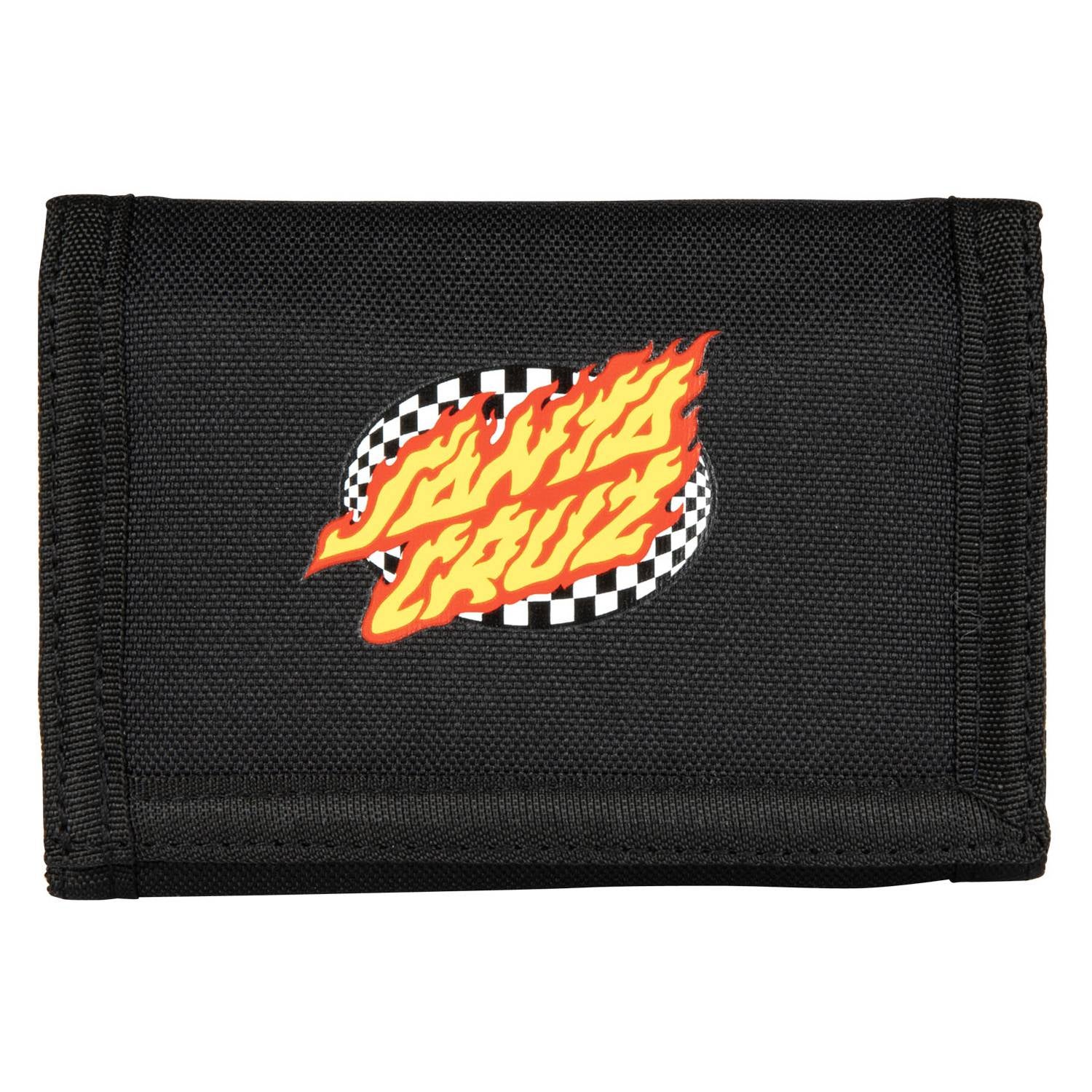 Oval Check Flame Wallet