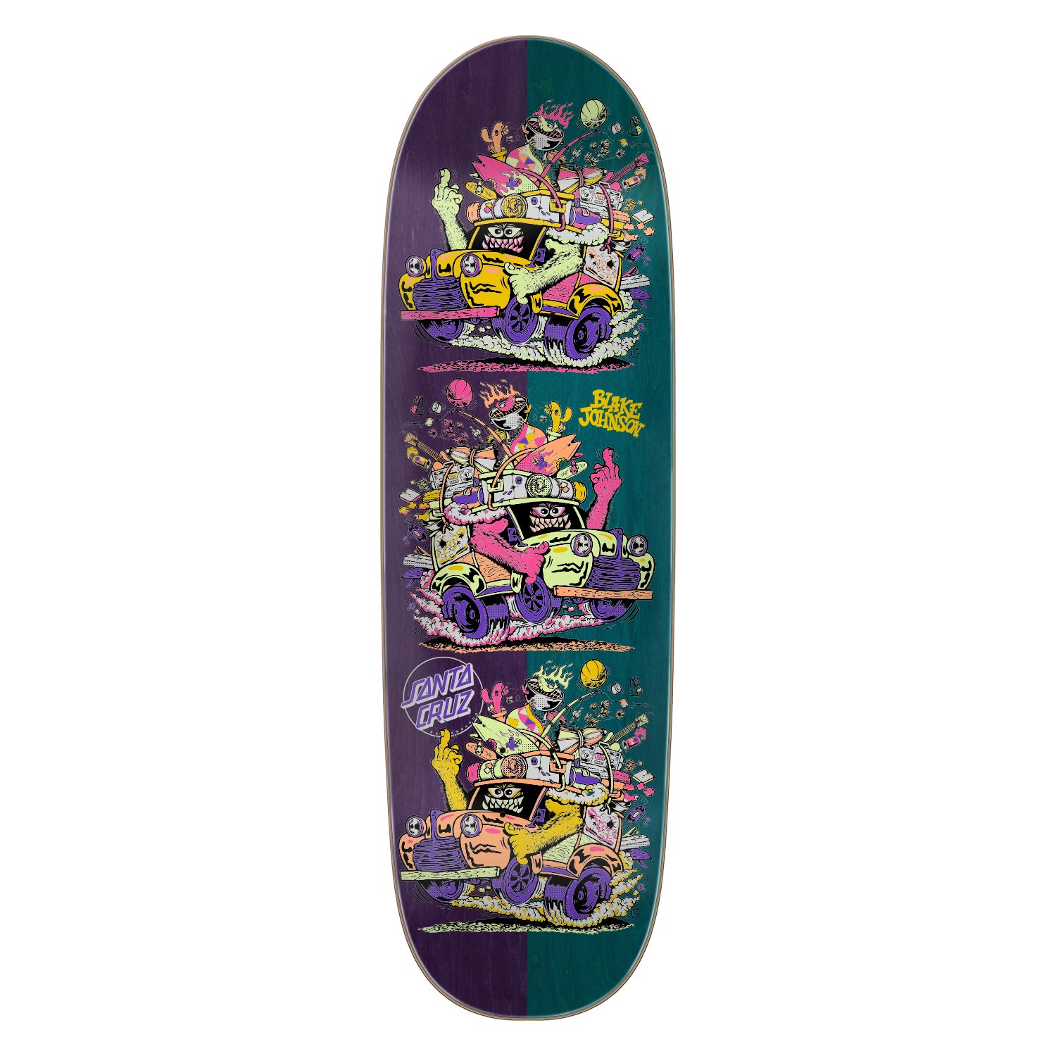 Johnson Beastwagon Crew Shaped Deck 8.8
