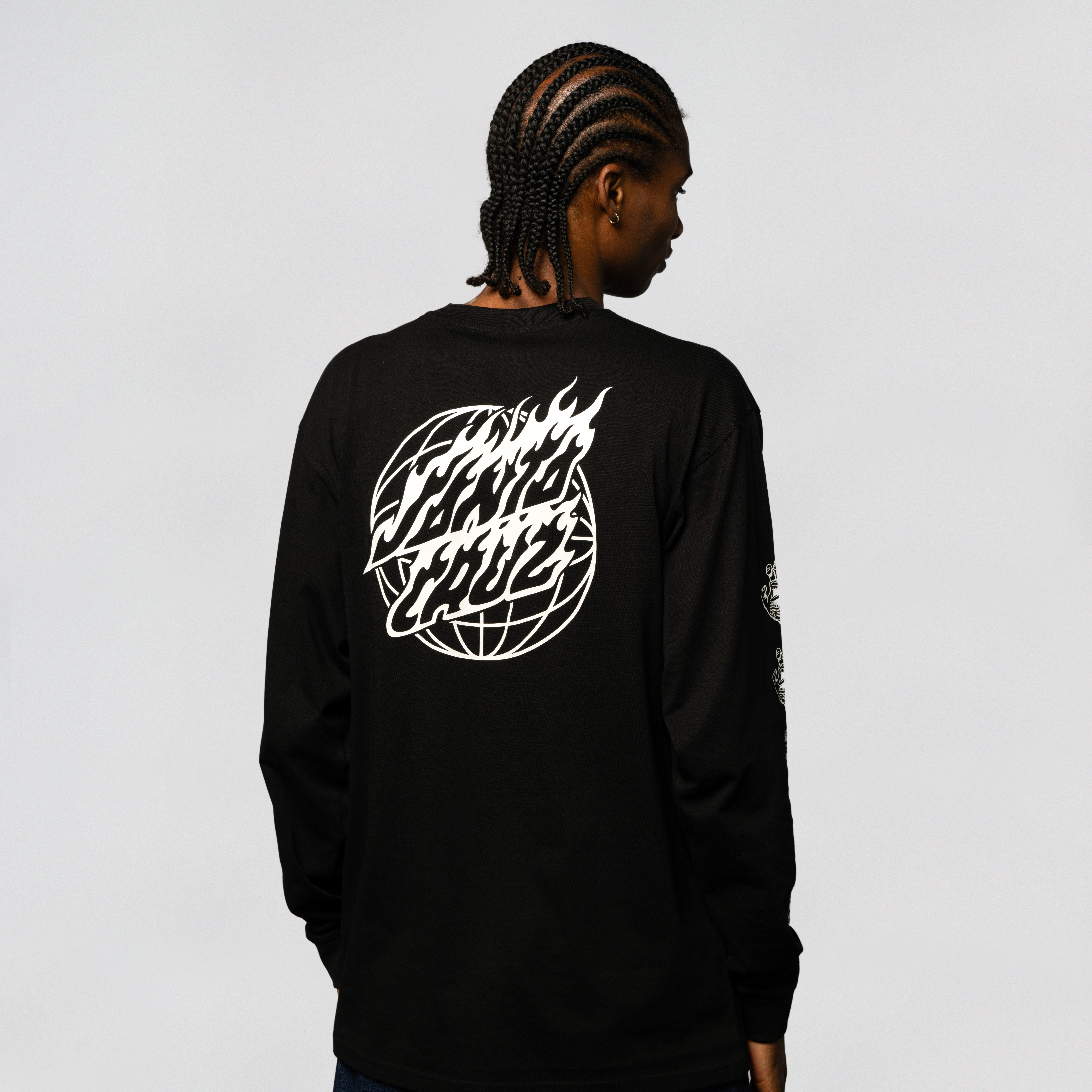 Global Flame Dot Mono L/S T-Shirt