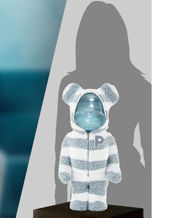 Gelato Pique x Be@rbrick Mint White 1000%