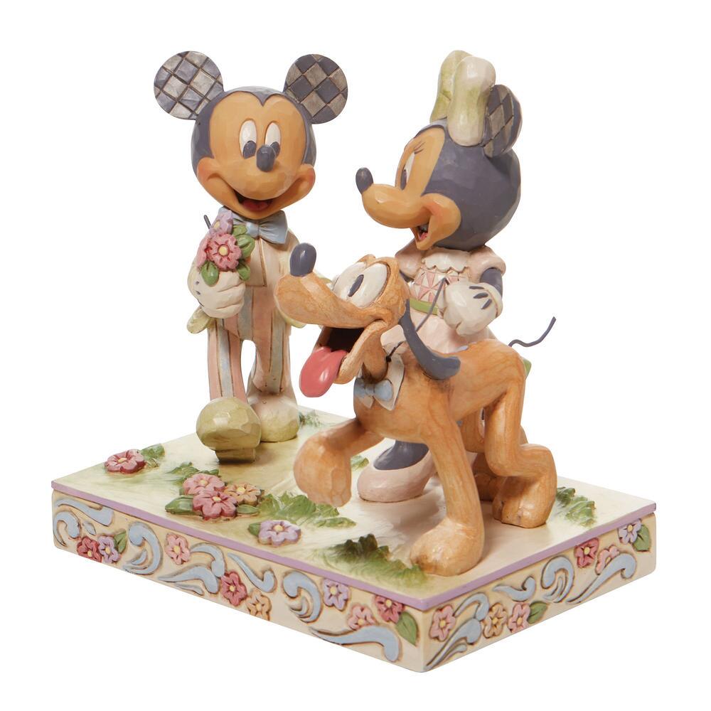 White Woodland Mickey and Minnie