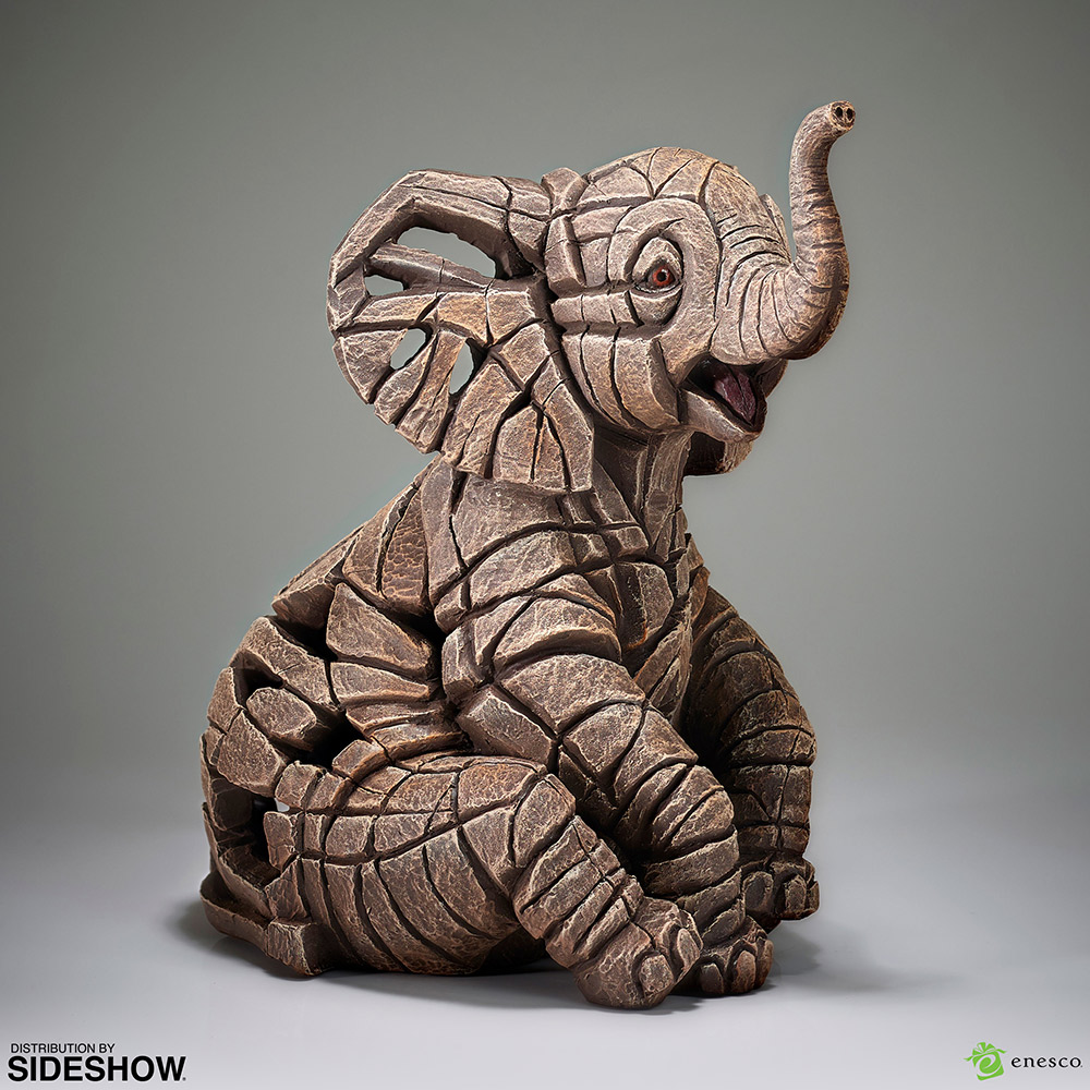 Elephant Calf Edge Sculpture