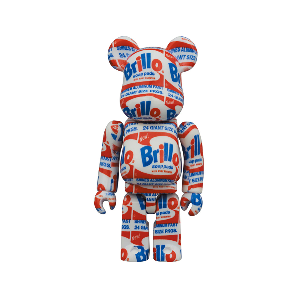 Be@rbrick Andy Warhol “Brillo” 100% & 400%
