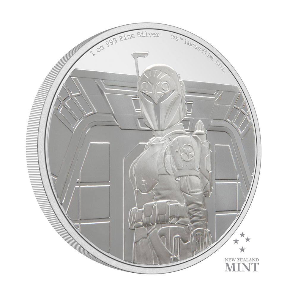 Bo-Katan Kryze 1oz Silver Coin