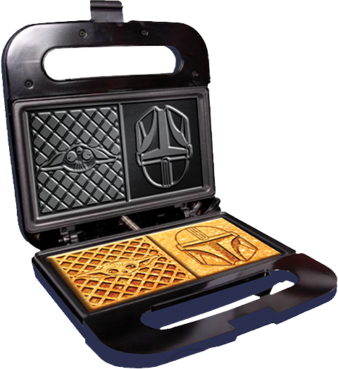 The Child and Mandalorian Dual Square Waffle Maker
