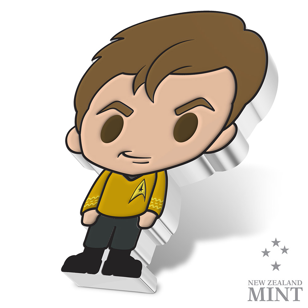 Captain James T. Kirk 1oz Silver Coin