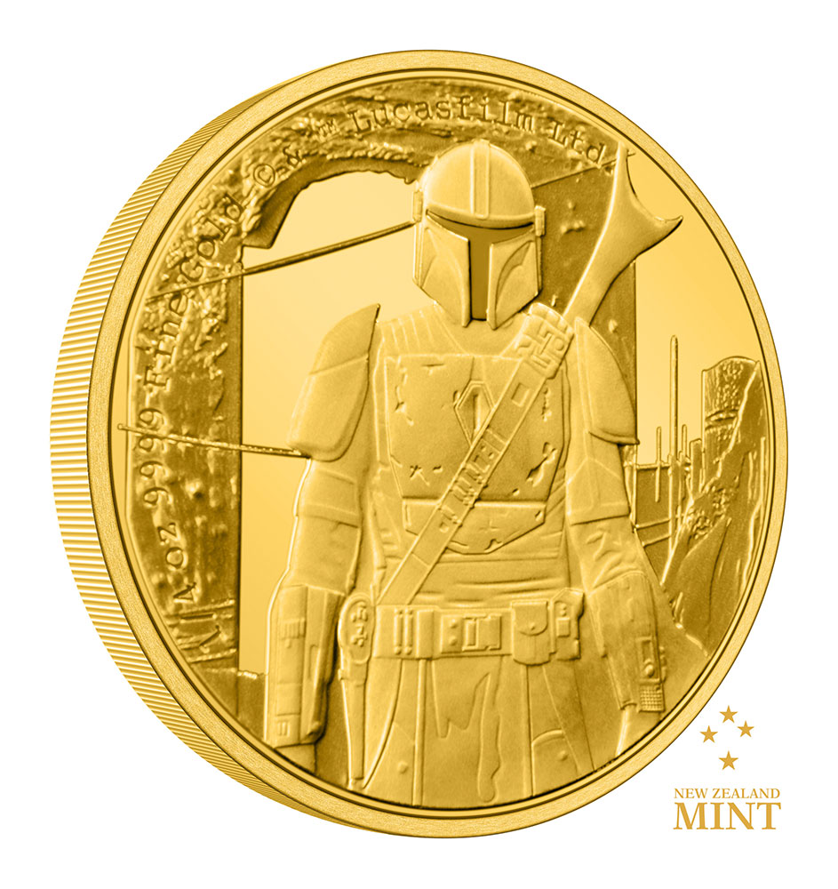 The Mandalorian™ ¼ oz Gold Coin