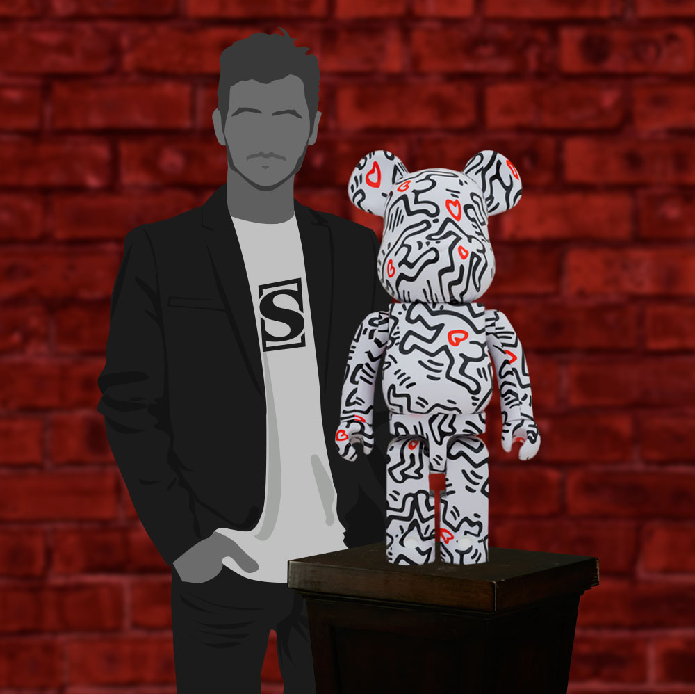 Be@rbrick Keith Haring #8 1000%