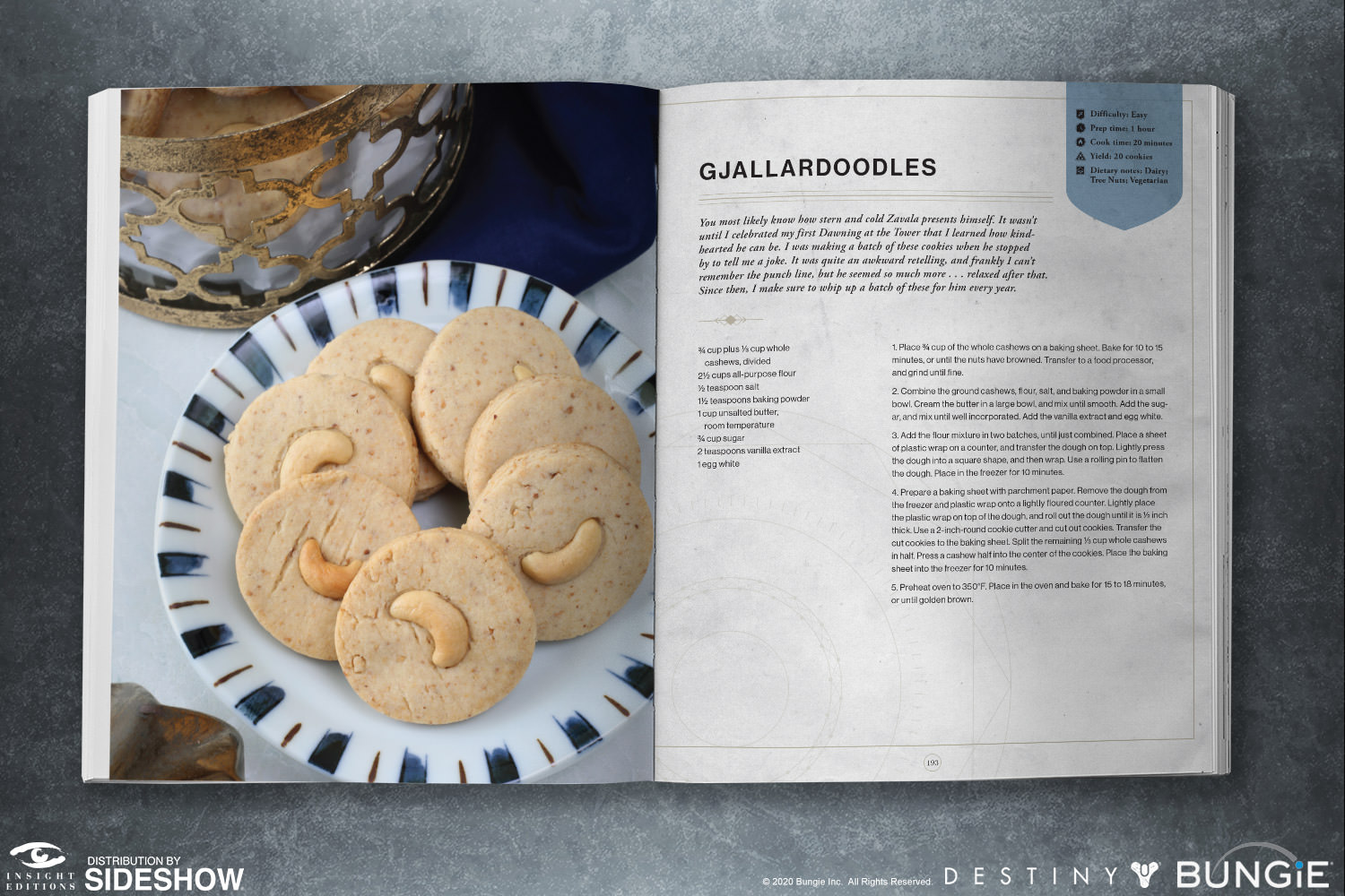 Destiny: The Official Cookbook