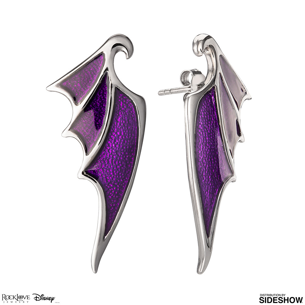 Maleficent Dragon Wing Earrings